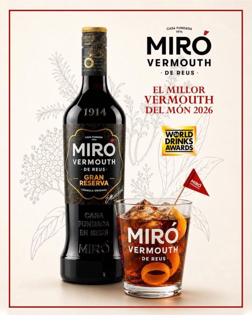⁠Miró Gran Reserva, Millor vermut del Món 2026.